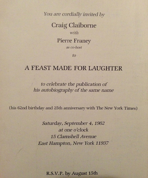 A Feast Made for Laughter